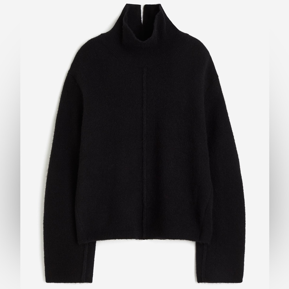 NWT H&M Studio Collection Alpaca Wool Blend High Collar Sweater